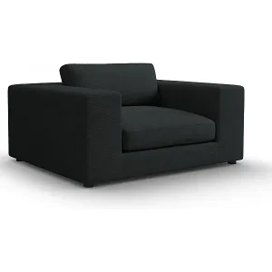 CXL by Christian Lacroix - 1,5-Sitzer Sofa "Tendance" Sitzer aus Cord schwarz - 156x122x72cm Markenware