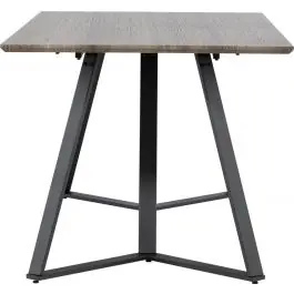 Ausverkauf Esstisch Marina Venture Design – Papierlaminat – 180x90x75 cm – Schwarz/Grau