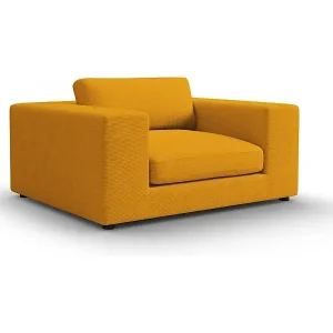Rabatt CXL by Christian Lacroix - 1,5-Sitzer Sofa "Tendance" Sitzer aus Cord gelb - 156x122x72cm