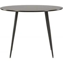 Runder Esstisch Plaza Venture Design - Schwarz - Ø100xH75 cm Kostenfreie Lieferung