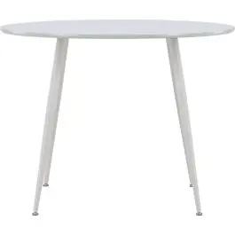 Saisonangebot Runder Esstisch Plaza Venture Design - MDF - ⌀100cm - Grau