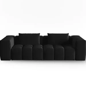Kostenloser Rückversand CXL by Christian Lacroix - 3-Sitzer modulares Sofa "Lorella" Sitzer aus Samt schwarz - 230x85x70cm