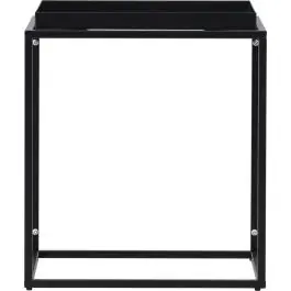 Sofort Bestellen Beistelltisch Porto Alegre Venture Design - Stahl Schwarz - 45x45 cm