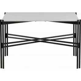 Preisknaller Couchtisch Razzia Venture Design - Terrazzo Weiß/Schwarz - 75x75x48 cm