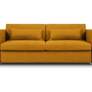 Must-Have CXL by Christian Lacroix - 2-Sitzer ausklappbares Sofa "Yanis" Sitzer aus strukturiertem Stoff gold - 182x102x80cm
