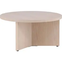 Großer Sofatisch Saltö von Venture Design - MDF Weiß gewaschen - Ø 85 cm Online Kaufen