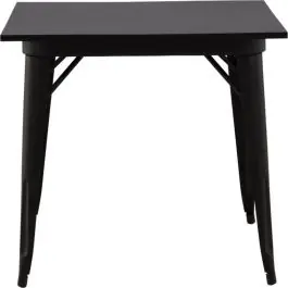 Esstisch Tempe Venture Design - Schwarzes MDF - 80x80 cm Markenware