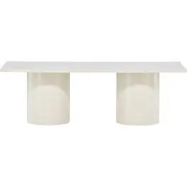 Schneller Versand Sofatisch Sandvika Venture Design - MDF Beige glänzend - 120x50x38cm