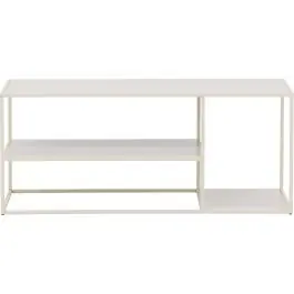 Couchtisch Staal Venture Design aus pulverbeschichtetem Stahl - Beige - 120x50x50 cm Schnäppchen