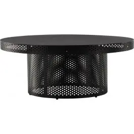 Heißes Angebot Couchtisch West End x Josefin Lustig Venture Design - Schwarz - Ø100cm