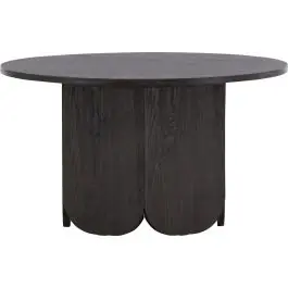 Jetzt Kaufen Couchtisch Tekla Ø80 cm Venture Design – MDF Schwarz