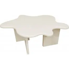 Couchtisch Flower Venture Design - MDF beige lackiert - 116x76x40 cm Jetzt Bestellen