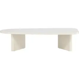Couchtisch Grönvik Venture Design - MDF Beige glänzend - 130x65 cm Sofort Bestellen