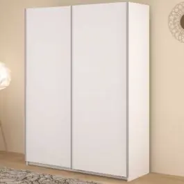 Kleiderschrank Swings - 148x59x203cm - 2 Türen - weiß Direkt Vom Hersteller