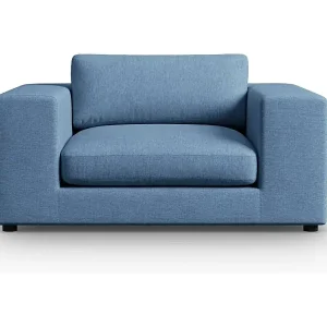 CXL by Christian Lacroix - 1,5-Sitzer Sofa "Tendance" Sitzer aus strukturiertem Stoff dunkelblau - 156x122x72cm Sonderaktion