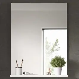 Highlight Badspiegel Scout Xonox - Weiß - 60x79x18 cm