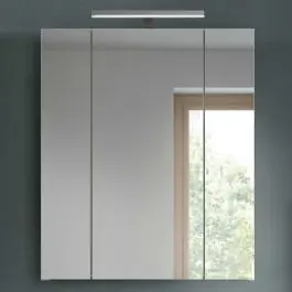 Spiegelschrank Ice Xonox mit LED-Beleuchtung - 60x55x46 cm - Weiß hochglänzend Neu Im Sortiment