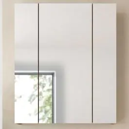 Solange Der Vorrat Reicht Spiegelschrank Ice Xonox - matt schwarz/Nox Eiche - 60x70x18 cm