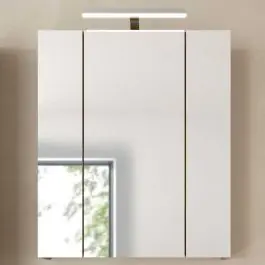 Spiegelschrank Ice Xonox - mattschwarz/Nox Oak - 60x70x18 cm Begrenztes Angebot