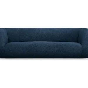 Cosmopolitan Design - 3-Sitzer Sofa "Essen" aus Boucle dunkelblau - 230x95x86cm Angebot