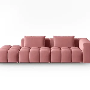 CXL by Christian Lacroix - 3-Sitzer modulares Sofa links "Lorella" Sitzer aus Samt lachs - 265x85x70cm Beliebt