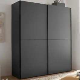 Jetzt Kaufen Kleiderschrank Flinn - 170x58x195cm - 2 Türen - anthrazit
