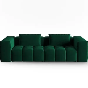CXL by Christian Lacroix - 3-Sitzer modulares Sofa "Lorella" Sitzer aus Samt flaschengrün - 230x85x70cm Nur Heute