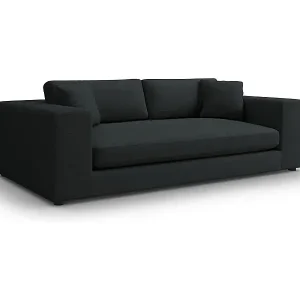 Highlight CXL by Christian Lacroix - 4-Sitzer Sofa "Tendance" Sitzer aus Cord schwarz - 262x122x72cm