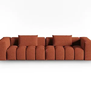 Top-Seller CXL by Christian Lacroix - 5-Sitzer modulares Sofa "Lorella" Sitzer aus strukturiertem Stoff koralle - 290x85x70cm