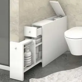 Sonderaktion Smart Badezimmerschrank | 100 % MELAMIN | Weiß