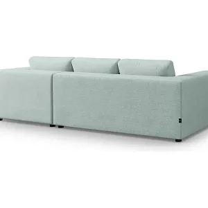 CXL by Christian Lacroix - 5-Sitzer Ecksofa rechts "Tendance" Sitzer aus strukturiertem Stoff minze - 282x174x72cm Neu