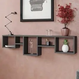 Amanos Wandregal | 100 % MELAMIN | Anthrazit Direktkauf