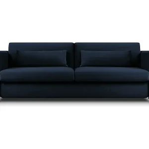 CXL by Christian Lacroix - 3-Sitzer ausklappbares Sofa "Yanis" Sitzer aus Samt königsblau - 202x102x80cm Neue Ware
