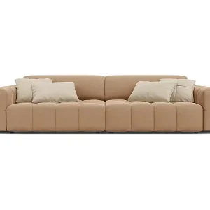 CXL by Christian Lacroix - 4-Sitzer Sofa "Luc" Sitzer aus Samt dunkelbeige - 244x102x70cm Direktkauf