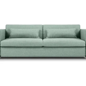 CXL by Christian Lacroix - 3-Sitzer ausklappbares Sofa "Yanis" Sitzer aus strukturiertem Stoff minze - 202x102x80cm Sale