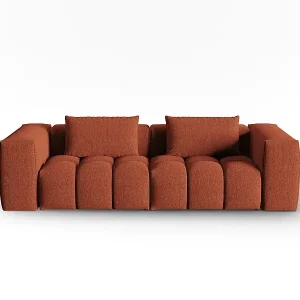 CXL by Christian Lacroix - 3-Sitzer modulares Sofa "Lorella" Sitzer aus strukturiertem Stoff koralle - 230x85x70cm Jetzt Kaufen
