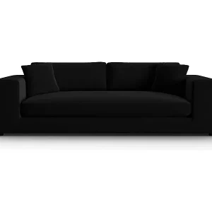 CXL by Christian Lacroix - 4-Sitzer Sofa "Tendance" Sitzer aus Samt schwarz - 262x122x72cm Neu