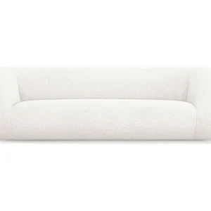 Super-Preis Cosmopolitan Design - 3-Sitzer Sofa "Essen" aus Boucle weiß - 230x95x86cm