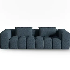 CXL by Christian Lacroix - 3-Sitzer modulares Sofa "Lorella" Sitzer aus strukturiertem Stoff dunkelblau - 230x85x70cm Günstig