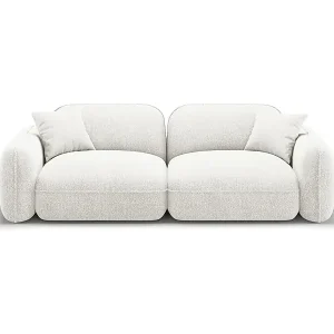 Neue Ware CXL by Christian Lacroix - 3-Sitzer modulares Sofa "Lucien" Sitzer aus Samt elfenbein - 230x90x70cm