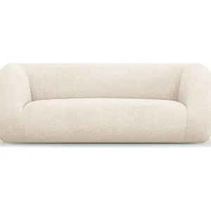 Kostenfreie Lieferung Cosmopolitan Design - 2-Sitzer Sofa "Essen" aus Boucle beige - 210x95x86cm