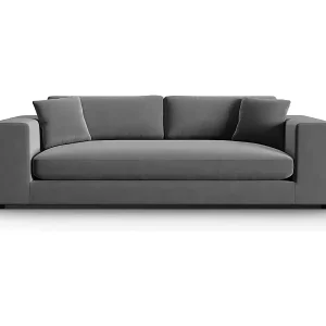 CXL by Christian Lacroix - 4-Sitzer Sofa "Tendance" Sitzer aus Samt grau - 262x122x72cm Online Kaufen