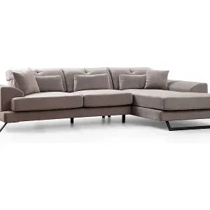 MYHOMELANDO Frido Ecksofa – L-Form mit verstellbarer Rückenlehne Schneller Versand