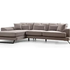 Nur Heute MYHOMELANDO Frido Ecksofa – L-Form mit verstellbarer Rückenlehne