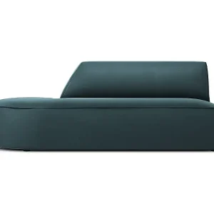 CXL by Christian Lacroix - 2-Sitzer modulares Sofa links "Charles" Sitzer aus Samt blau - 181x93x69cm Online Kaufen