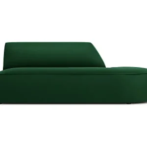 Kostenfreie Lieferung CXL by Christian Lacroix - 2-Sitzer modulares Sofa rechts "Charles" Sitzer aus Samt grün - 181x93x69cm