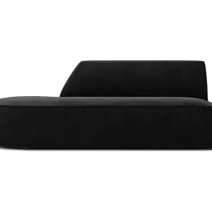 CXL by Christian Lacroix - 2-Sitzer modulares Sofa links "Charles" Sitzer aus Samt schwarz - 181x93x69cm Mega-Angebot