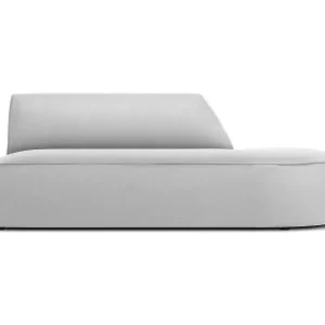 CXL by Christian Lacroix - 2-Sitzer modulares Sofa rechts "Charles" Sitzer aus Samt hellgrau - 181x93x69cm Heißes Angebot