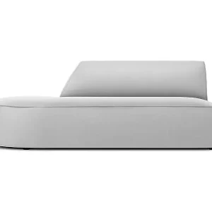 Wochenendangebot CXL by Christian Lacroix - 2-Sitzer modulares Sofa links "Charles" Sitzer aus Samt hellgrau - 181x93x69cm