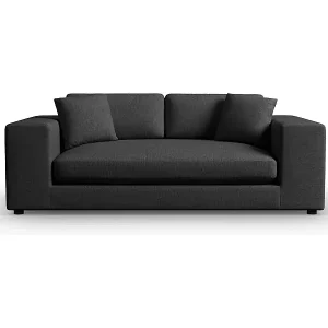 Gratis Versand CXL by Christian Lacroix - 3-Sitzer Sofa "Tendance" Sitzer aus strukturiertem Stoff schwarz - 220x122x72cm